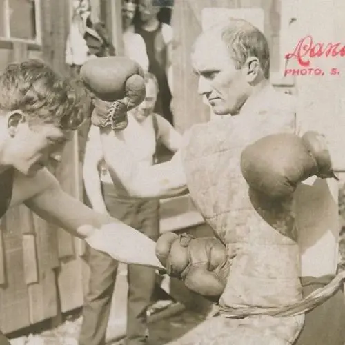 From ancient Muay Thai punching mitts